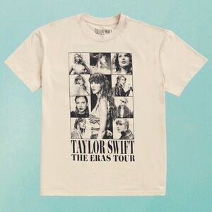 Taylor Swift Cream and Black Eras Tour Photo Grid Tee